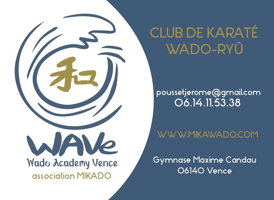 Flyer du club Wado Académie Vence — recto